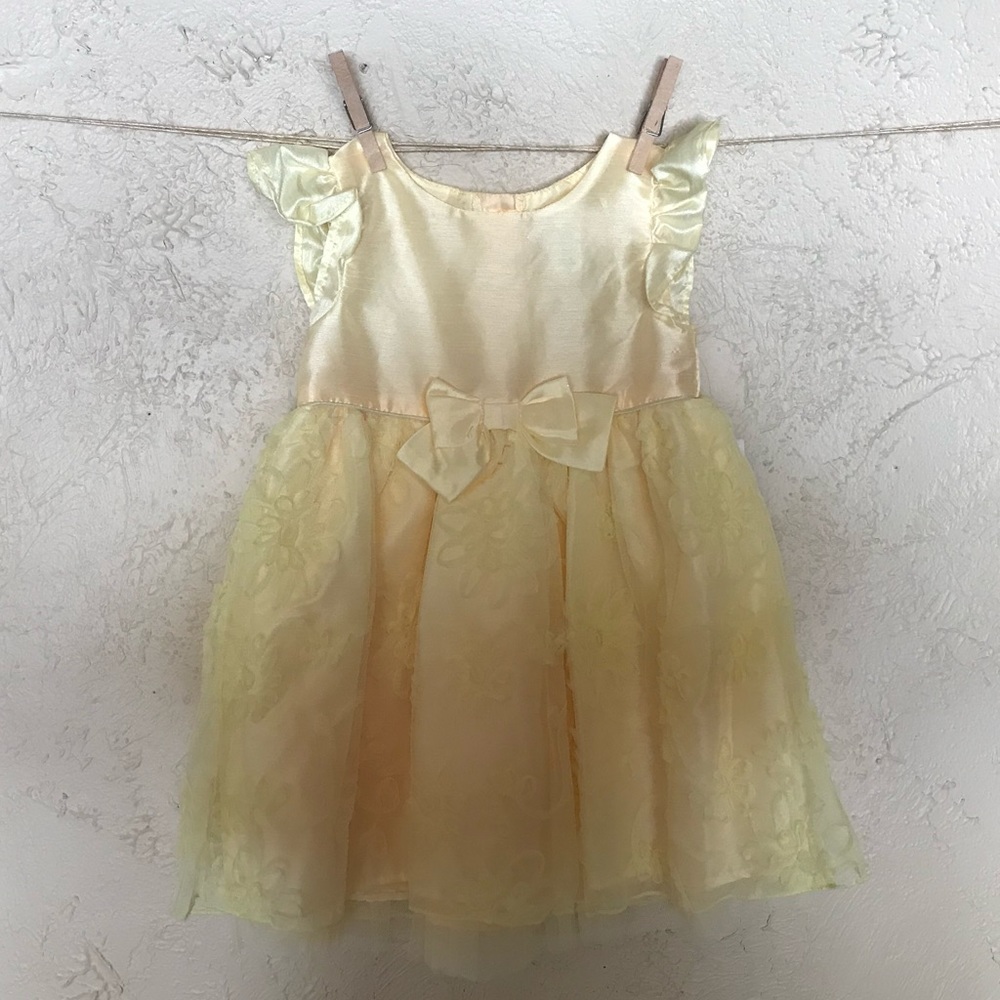 Yellow Soutache Dress